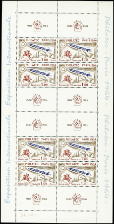 N°6 Exposition Philatec 1964, avec n° de feuille 00624,