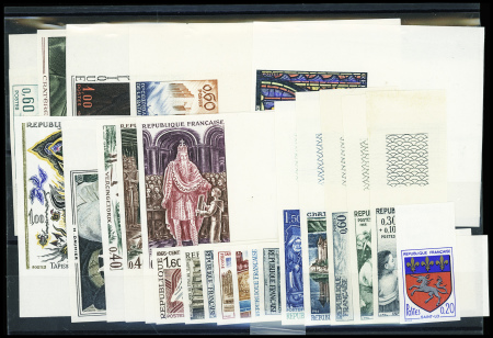 N°1468/1510 année complète 1966  43 valeurs bdf ne