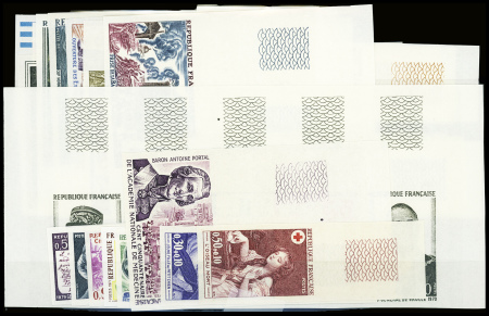 N°1663/1701 année complète 1971  35 valeurs + 1 ba