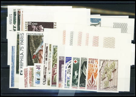 N°1737/1782 année complète 1973  46 valeurs bdf ne