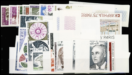 N°1783/1829 année complète 1974  46 valeurs bdf ne