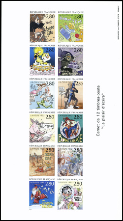 N°2836/2847 Carnet le plaisir d'écrire bloc collec