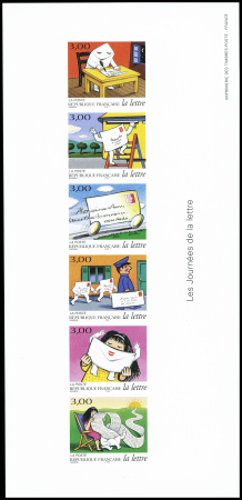 N°3065A les journées de la lettre bloc collectif n