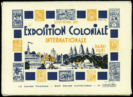 N°189 15c Semeuse brun expo coloniale  12 cartes e