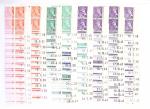 N°404/416 type Mercure collection 300 coins datés 