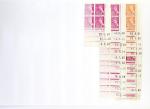 N°404/416 type Mercure collection 300 coins datés 