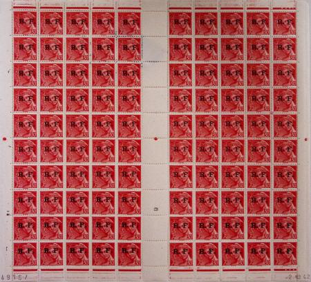 Lyon 15 valeurs en feuilles de 100 timbres neuf **