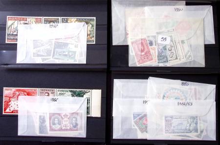 ANNEES COMPLETES 1950/1959 numéros 338 à 522 neuf 