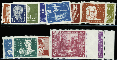 N°1/8 + 10/14 13 valeurs neuf ** TB