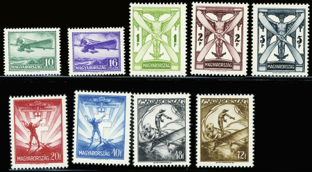 POSTE AERIENNE N°26/34  9 valeurs neuf ** TB