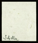 N°1 10c bistre-jaune, neuf sans gomme*, TB. Signé Scheller