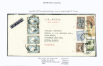 N°16 x 3 obl. gros points carrés sur lettre de Paris