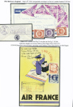 5 cartes postales de Nouvel An 1939 (+1 lettre) pe
