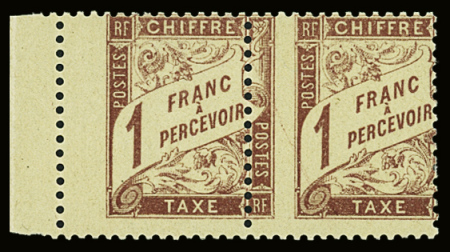 N°39 variété piquage à cheval en paire, BdF, neuf */**,