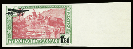 POSTE AERIENNE N°1 non dentelé, neuf **, bdf, superbe.