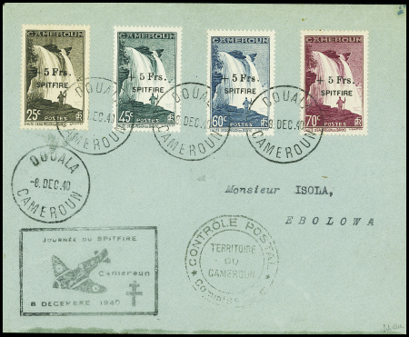 N°236/9 rare sur lettre ayant voyagé, cote des détachés.