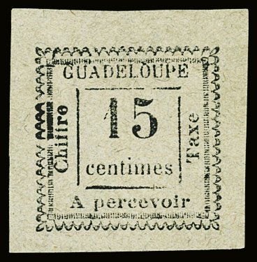 N°8b Essai rare, toujours sans gomme, marges énormes.