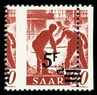 N°222 **. Piquage à cheval ni coté ni signalé. Superbe,