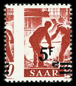 N°222 **. Piquage à cheval ni coté ni signalé. Superbe,