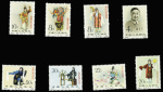 1962 MEI LAN FANG mnt set of 8 values, 22f with gum