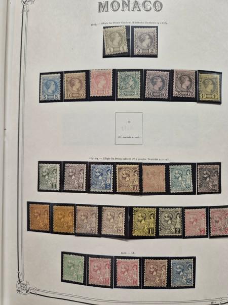 1885-2023, Collection de MONACO neuf en 3 albums plus