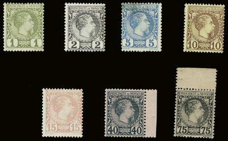 N°1 à 5, 7, 8, neuf *, TB