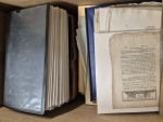 1628-1900, Lot de plusieurs centaines de documents anciens