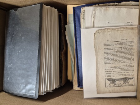 1628-1900, Lot de plusieurs centaines de documents anciens