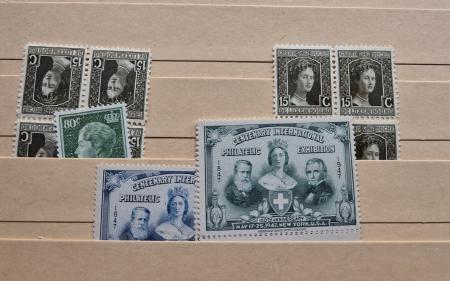 1860-1980ca., Small stock in about 20 albums or groups