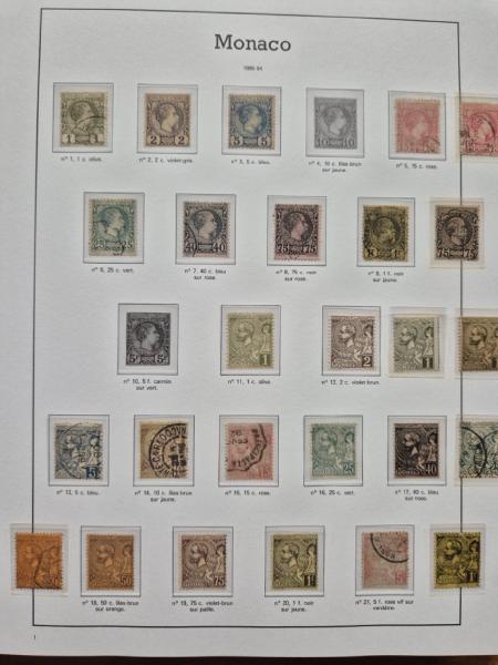 1885-2016, Collection de MONACO en 7 albums Marini