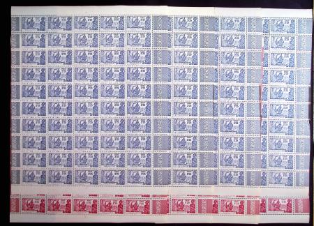 1939 Expo int de New-York  48 valeurs en feuilles 