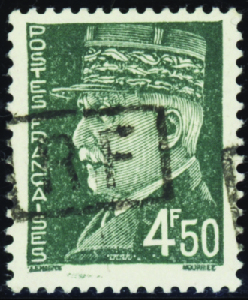 Poitiers type III n°12 4f50 vert neuf ** TB signé 