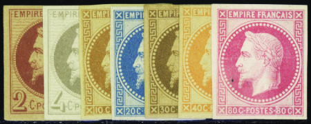 N°26c à 32b Rothschild 7 valeurs (neufs *et**) TB