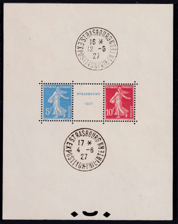 N°2a Exposition philatélique int de Strasbourg (ca