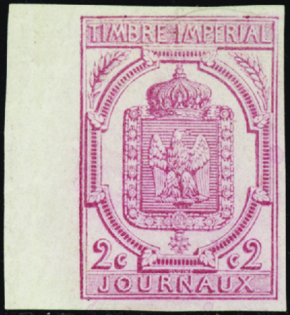 N°3 2c rose carminé bdf neuf (*) TB