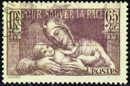 N°356 Double impression dont une renversée obl. TB