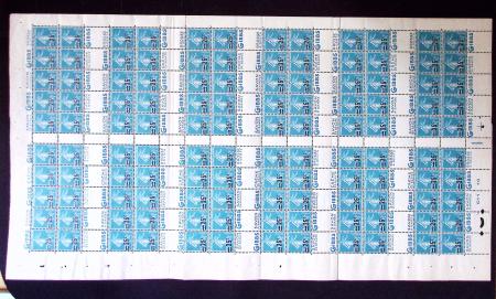 N°217 25c/30c Semeuse bleu feuille de 120 timbres