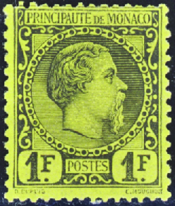 N°9 1f noir sur jaune neuf * (quasiment**) TB sign