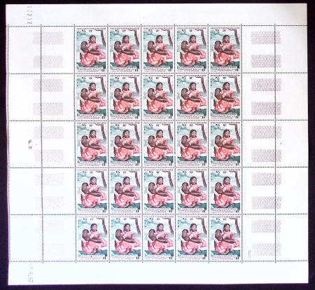 POSTE AERIENNE N°30 Paul Gauguin feuille de 25 tim