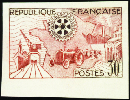 N°1009 30f Rotary non émis neuf ** TB