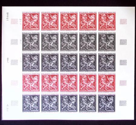 N°1569 La Danse d'Antoine Bourdelle feuille de 25 