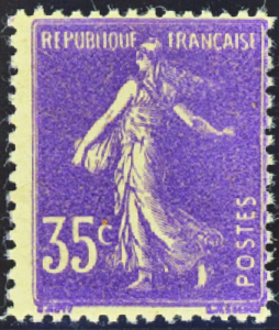 N°142 impression double neuf ** TB