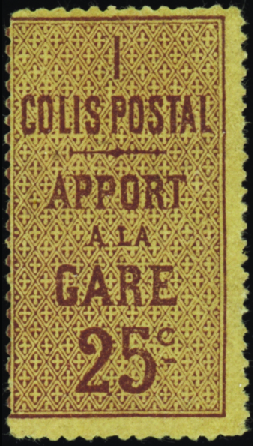 N°3 25c brun sur jaune neuf * TB