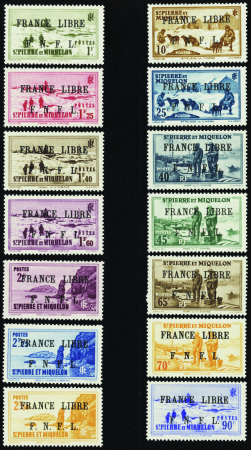 N°250/253/255/256/259/260 + n°262 à 265 + n°267 à 