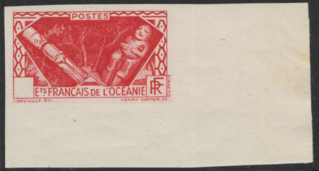 N°114b sans la valeur non dentelé cdf neuf ** TB