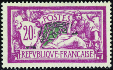 N°208 20f Merson TB centré  neuf ** TB