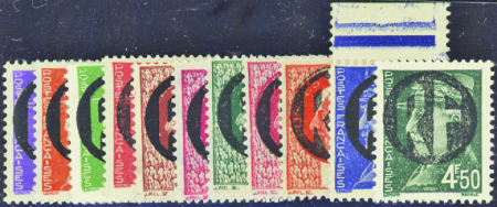 Cholet 11 valeurs (**et*)n°9.10.12.14.16à19.21à23 