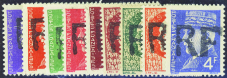 Curzay 9 valeurs (n°1/3/5 à 9/11/12) neufs ** (n°1