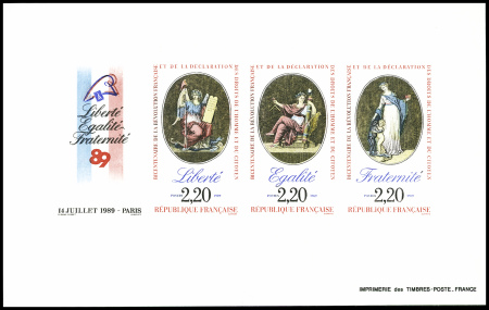 N°2576 révolution triptyque avec logo épreuve de l