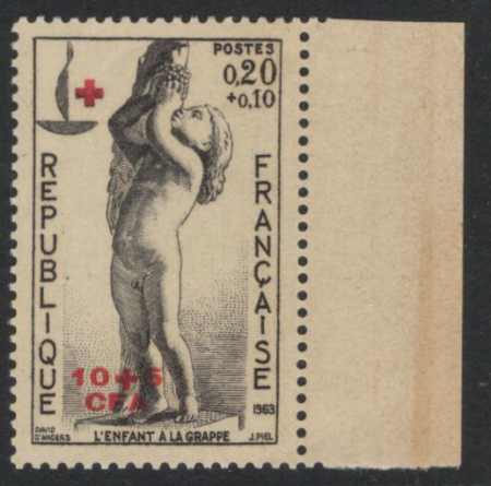 N°357a sans les barres neuf ** TB 